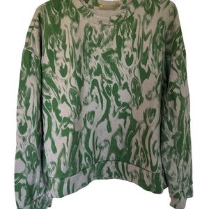 Zella Green Myrtle Nova Print Sweatshirt